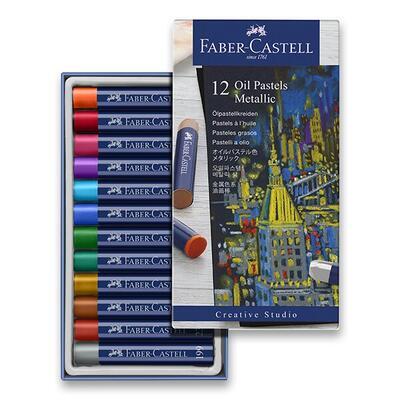 Faber-Castell METALLIC Olejové pastely - 12 ks
 - 2