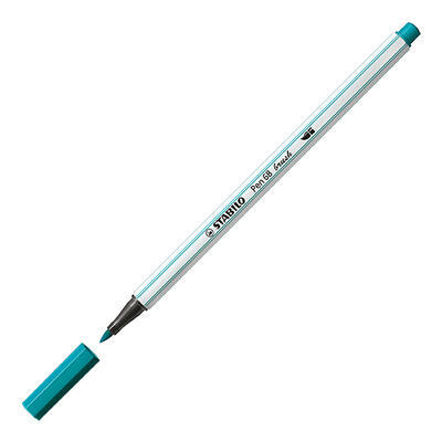 STABILO Pen 68 brush - tyrkysově modrá - 2