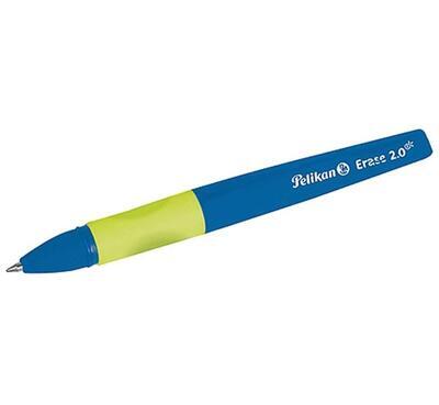 Gumovací pero Pelikan - modré/B na blistru - 2