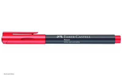 Faber-Castell Popisovač Neon - červená/Little red corvette - 2