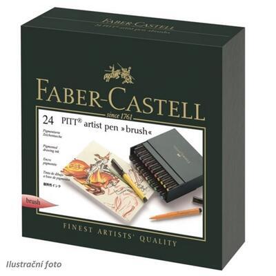 Faber-Castell PITT Artist Pen Brush - Atelier Box 24ks - 2