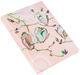 Zápisník A5, 3D design, 15x22cm, 100g/m2, 100 listů - Magnolie růžová - 2/3