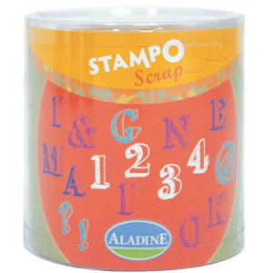 Razítka Stampo Scrap - Abeceda a čísla - 2