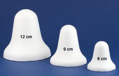 Polystyrenový zvonek - 6 cm - 2