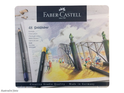 Faber-Castell Pastelky Goldfaber - 48 ks v plechu - 2