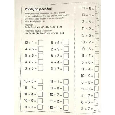 Zábavná cvičebnice - Matematika pro 1.třídu od 6let - 2