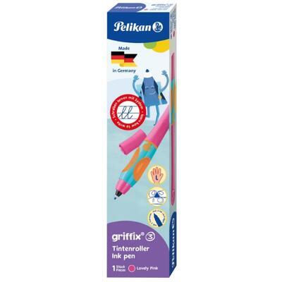 Pelikan Inkoustový roller Griffix 3 pro leváky - růžový /papírová krabička - 2