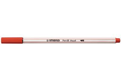 Stabilo Pen 68 brush - karmínová - 2