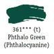 Daler & Rowney - System 3 Original - phthalo green 361 - tuba 75 ml - 2/3