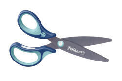 Nůžky dětské ergonomické Griffix "L" s kulatou špičkou - modré - 2
