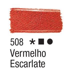 Acrilex Barva na textil 37ml - šarlatová červená 508 - 2