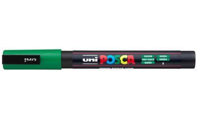 Akrylový popisovač UNI POSCA PC-3M - zelený 6 / 0,9-1,3mm - 2