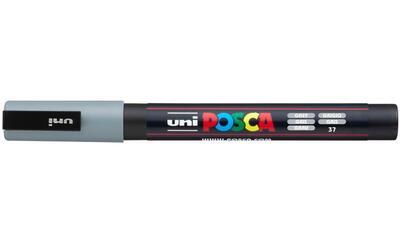 Akrylový popisovač UNI POSCA PC-3M - šedý 37 / 0,9-1,3mm - 2