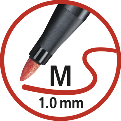 STABILO Pen 68/50 - tmavě červená - 2