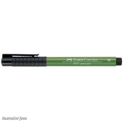 Faber-Castell PITT Artist Pen B - olivový zelený č. 167 - 2