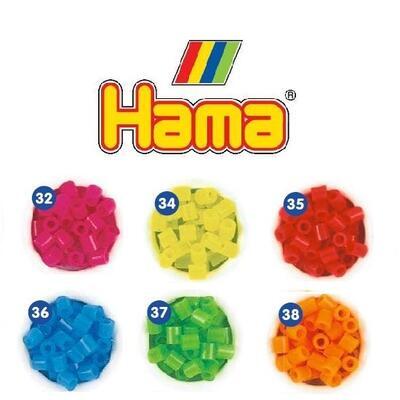 Hama Maxi Zažehlovací korálky 500 ks - mix neonových barev - 2
