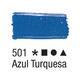 Acrilex Barva na textil 37ml - tyrkysová modrá 501 - 2/2