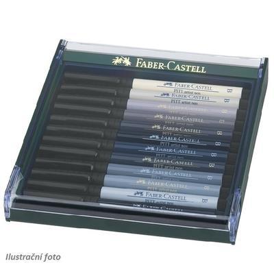 Faber-Castell PITT Artist Pen Brush - Grey 12 odstínů šedé - 2