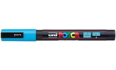 Akrylový popisovač UNI POSCA PC-3M - světle modrý 8 / 0,9-1,3mm - 2