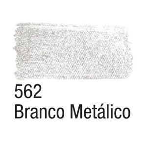 Acrilex Barva na textil 37ml - metalická bílá 562 - 2