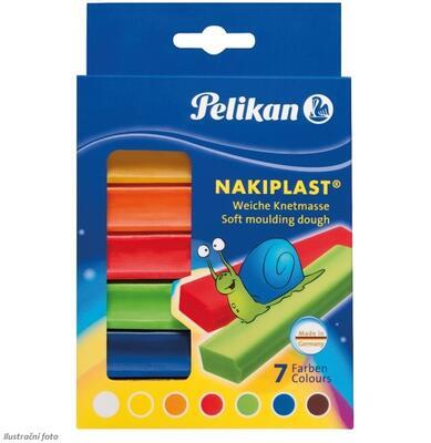 Plastelína Pelikan, Nakiplast 125g - 7 barev - 2