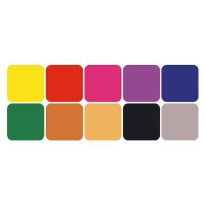 Stampo Colors Primary - Barevné polštářky - 3