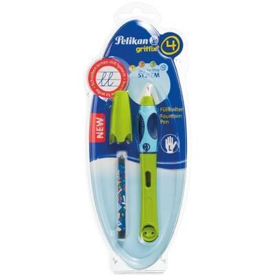 Bombičkové pero Pelikan Griffix 4 pro leváky - zelené/modré - 3