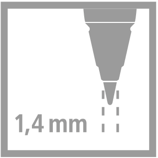 STABILO EASYergo Náhradní tuhy do versatilky - průměr 1,4 mm, tvrdost HB - 3