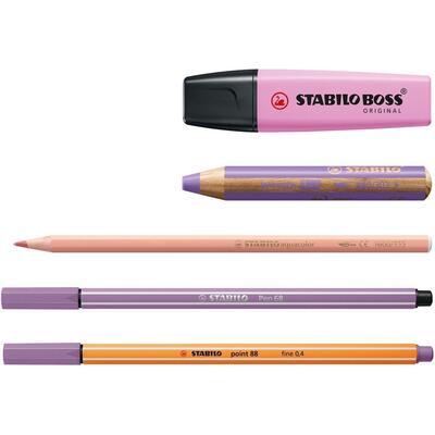 STABILO ARTY Pastel set Mix - 50ks, BOSS 5x, Woody 9x, Aquacolor 12x, Pen a Point 12x - 3