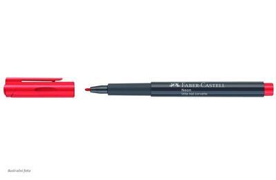 Faber-Castell Popisovač Neon - červená/Little red corvette - 3