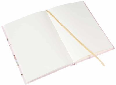 Zápisník A5, 3D design, 15x22cm, 100g/m2, 100 listů - Magnolie růžová - 3