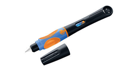 Bombičkové pero Pelikan Griffix 4 pro praváky - neon/černé/blistr - 3