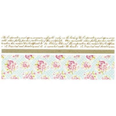 Washi dekorační lepicí páska - 3ks, motiv  "Romantika"  - 3