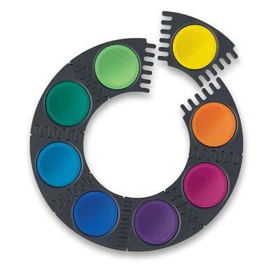 Faber-Castell Vodové barvy Connector 24 barev + bílá krycí / 125031 - 3
