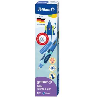 Bombičkové pero Pelikan Griffix 4 pro leváky - světle/tmavě modré - 3