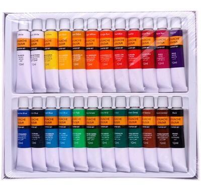 Sada temperových barev Artix, Main Paper 24x12ml - 3