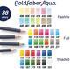Faber-Castell Pastelky Goldfaber Aqua akvarelové, dárková kazeta,- 36ks - 3/3