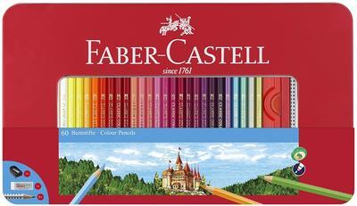 Faber-Castell Pastelky v plechové krabičce - 60 ks - 3