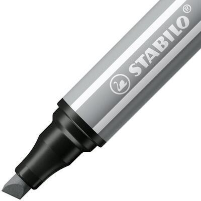 STABILO Pen 68 MAX - stříbrně šedá - 4