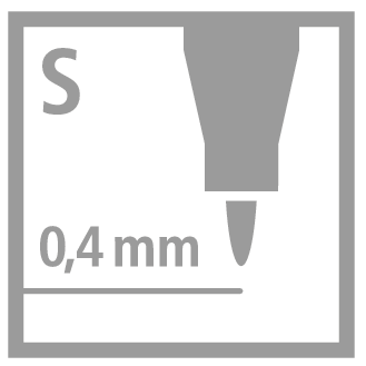 Stabilo Write-4-all, Permanent fix  0,4 mm  - sada 4 ks - 5