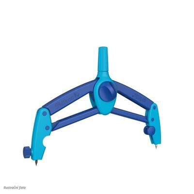 Kružítko Pelikan Griffix, modré, ergonomické na blistru - 5