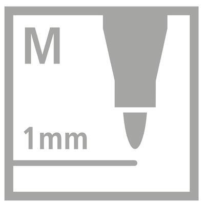 STABILO write-4-all, Permanent fix  1 mm - černý - 5