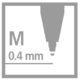 Stabilo Bionic Roller gelový "M" 0,4 mm - modrý - 5/5