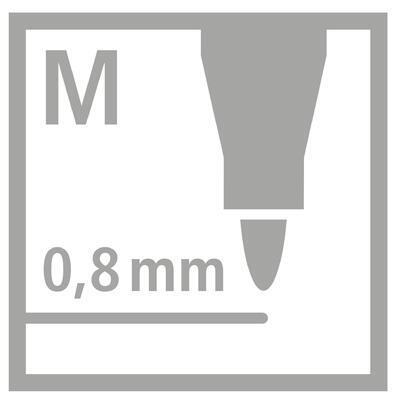 STABILO PointMax - fialová 0,8 mm - 7