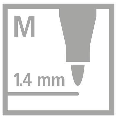 STABILO Pen 68 metallic 8 ks, kovové pouzdro - 7